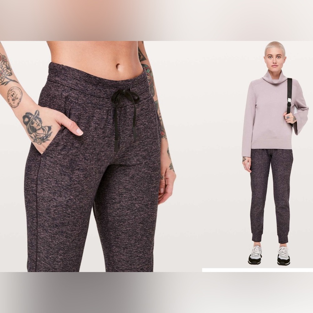Ready To Rulu Jogger 29” Heathered Spanish Rose